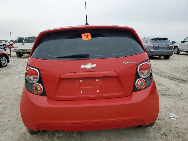 1G1JA6SH1C4204349 - 2012 CHEVROLET SONIC LS RED photo 6