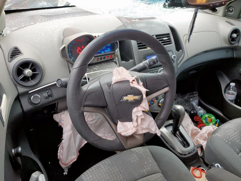 1G1JA6SH1C4204349 - 2012 CHEVROLET SONIC LS RED photo 8