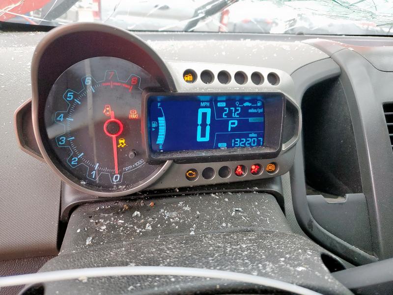 1G1JA6SH1C4204349 - 2012 CHEVROLET SONIC LS RED photo 9