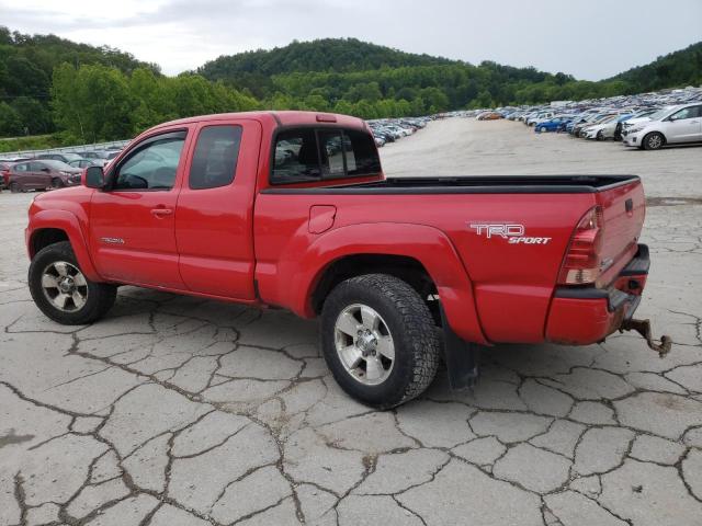 5TEUU42N88Z520075 - 2008 TOYOTA TACOMA ACCESS CAB RED photo 2