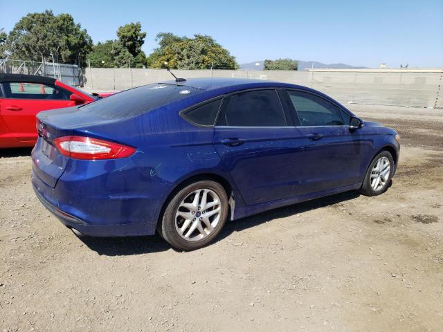 3FA6P0H75DR290884 - 2013 FORD FUSION SE BLUE photo 3