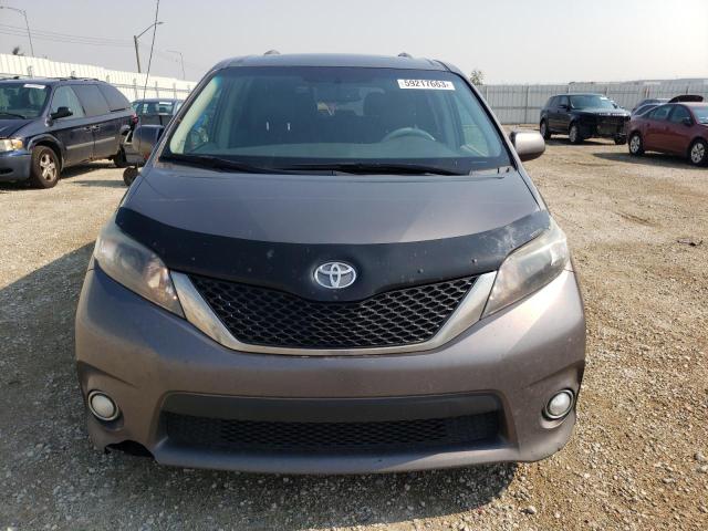 5TDXK3DC8ES412217 - 2014 TOYOTA SIENNA SPORT GRAY photo 5