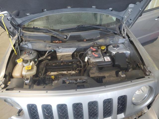 1C4NJPFA3GD612904 - 2016 JEEP PATRIOT LATITUDE SILVER photo 12