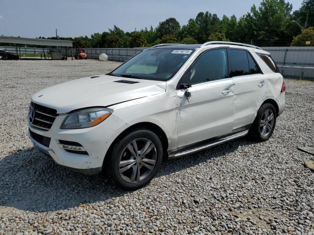4JGDA5HB8DA251216 - 2013 MERCEDES-BENZ ML 350 4MATIC WHITE photo 1