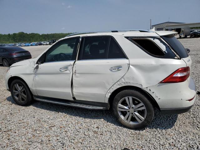 4JGDA5HB8DA251216 - 2013 MERCEDES-BENZ ML 350 4MATIC WHITE photo 2