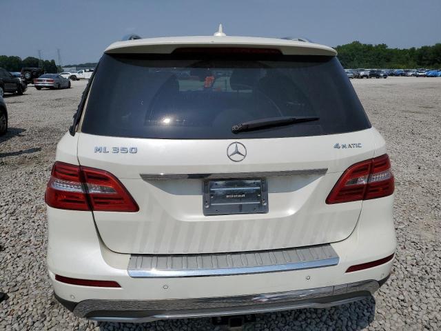 4JGDA5HB8DA251216 - 2013 MERCEDES-BENZ ML 350 4MATIC WHITE photo 6