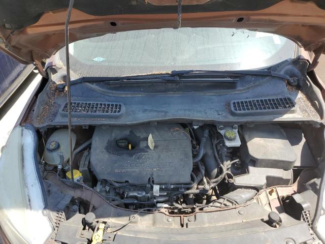 1FMCU9GD5HUA69460 - 2017 FORD ESCAPE SE ORANGE photo 12