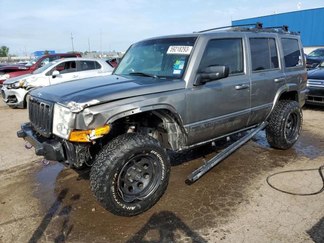 1J8HG48K87C638140 - 2007 JEEP COMMANDER GRAY photo 1