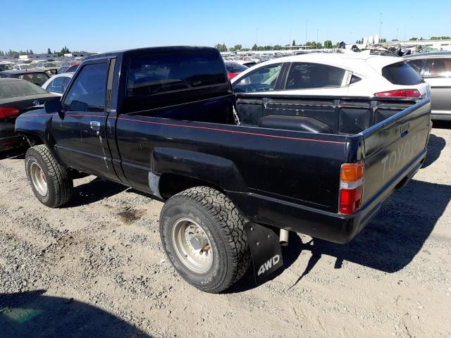 JT4RN63R0H5027574 - 1987 TOYOTA PICKUP RN63 STD BLACK photo 2