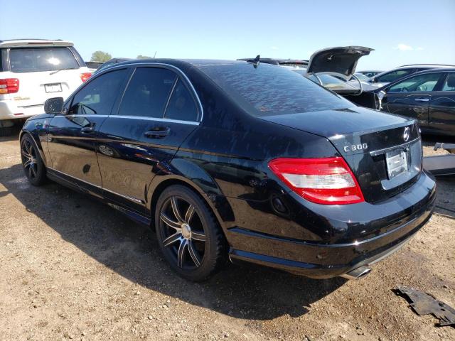 WDDGF81X19R067793 - 2009 MERCEDES-BENZ C 300 4MATIC BLACK photo 2