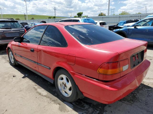 1HGEJ7124VL021100 - 1997 HONDA CIVIC HX RED photo 2