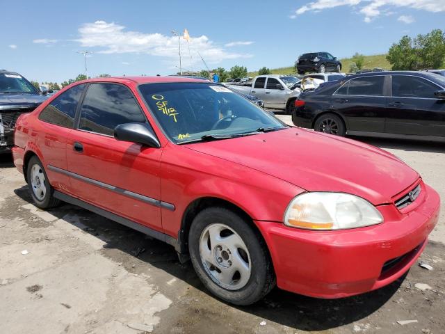 1HGEJ7124VL021100 - 1997 HONDA CIVIC HX RED photo 4