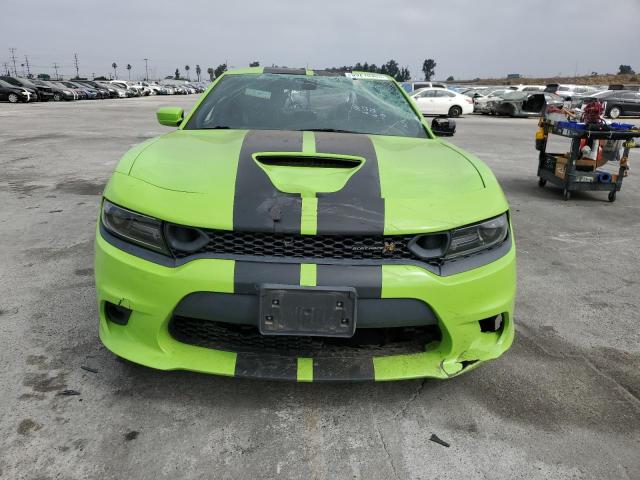 2C3CDXGJ8KH621983 - 2019 DODGE CHARGER SCAT PACK GREEN photo 5