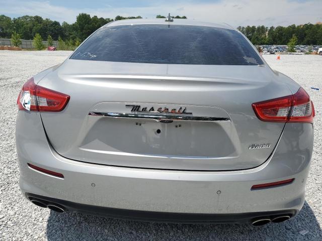 ZAM57XSAXJ1284812 - 2018 MASERATI GHIBLI SILVER photo 6