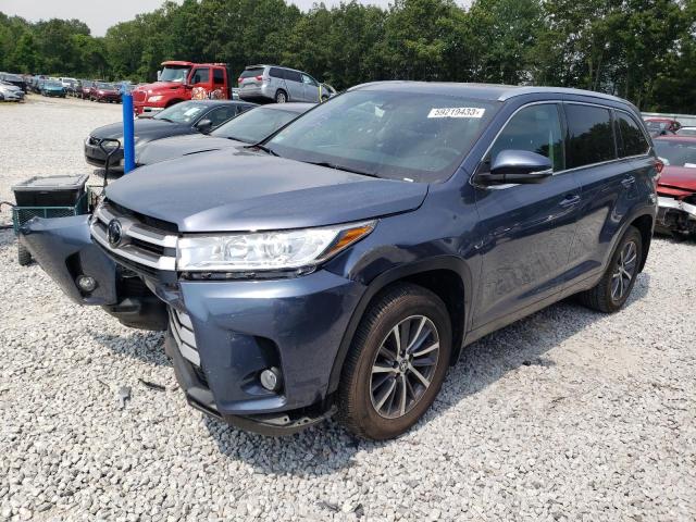 5TDJZRFH7HS407799 - 2017 TOYOTA HIGHLANDER SE BLUE photo 1