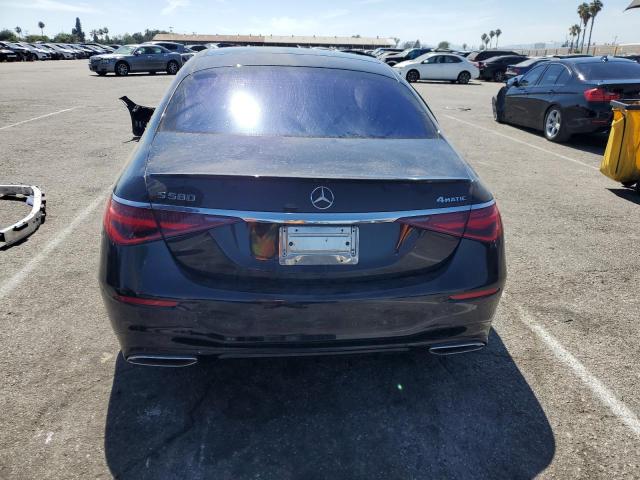 W1K6G7GB1NA110567 - 2022 MERCEDES-BENZ S 580 4MATIC BLACK photo 6