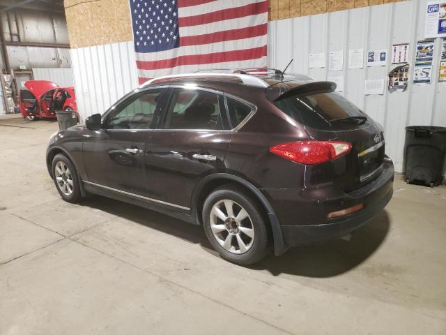 JNKAJ09E68M306283 - 2008 INFINITI EX35 BASE BURGUNDY photo 2