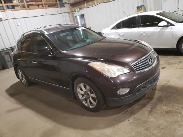 JNKAJ09E68M306283 - 2008 INFINITI EX35 BASE BURGUNDY photo 4