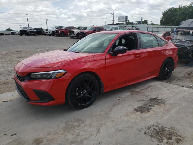 2HGFE2F56NH521027 - 2022 HONDA CIVIC SPORT 红色 照片 1