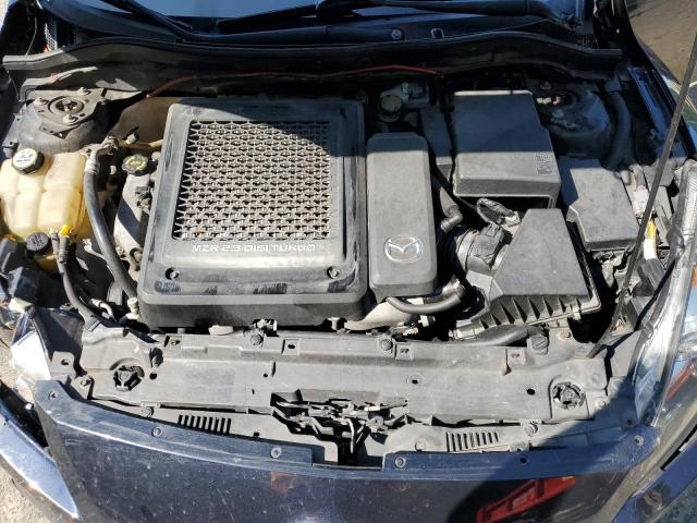 JM1BL1K46B1380061 - 2011 MAZDA SPEED 3 BLACK photo 11