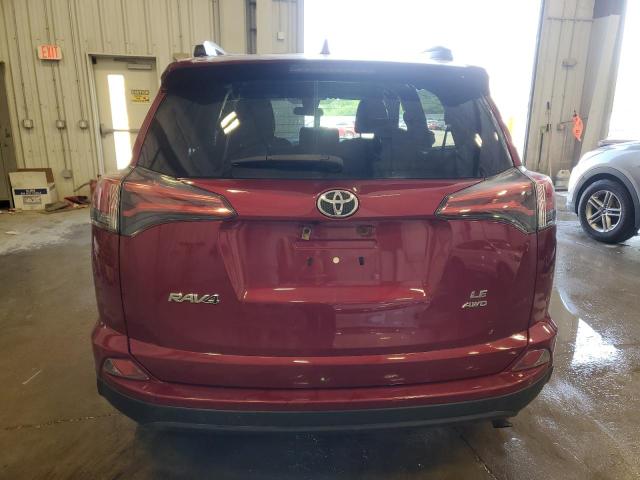 2T3BFREV8JW812305 - 2018 TOYOTA RAV4 LE 红色 照片 6
