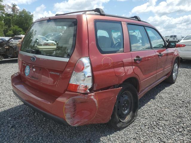 JF1SG63698H718009 - 2008 SUBARU FORESTER 2.5X RED photo 3