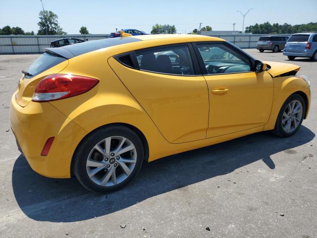 KMHTC6AD4GU269545 - 2016 HYUNDAI VELOSTER YELLOW photo 3