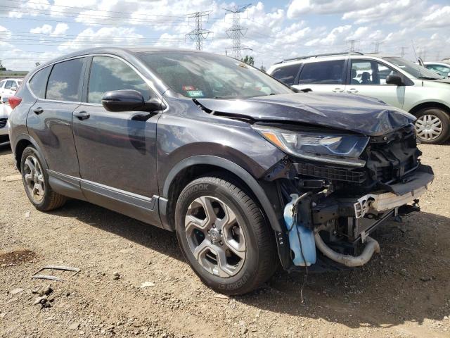 7FARW1H53JE043394 - 2018 HONDA CR-V EX GRAY photo 4