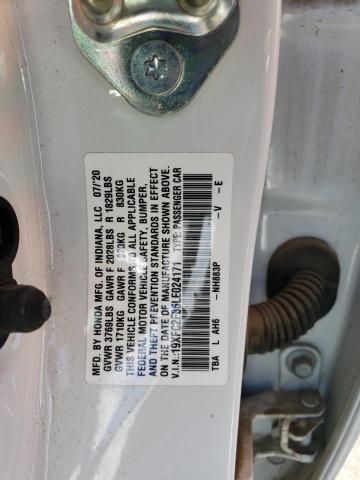 19XFC2F85LE024171 - 2020 HONDA CIVIC SPORT 白色 照片 12
