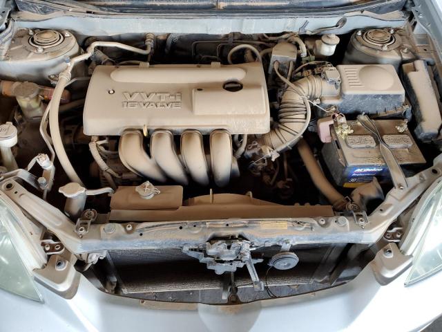 2T1KR32E04C271158 - 2004 TOYOTA COROLLA MA XR SILVER photo 11