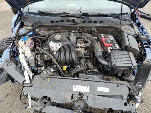 3VW2K7AJ4FM354979 - 2015 VOLKSWAGEN JETTA BASE BLUE photo 11