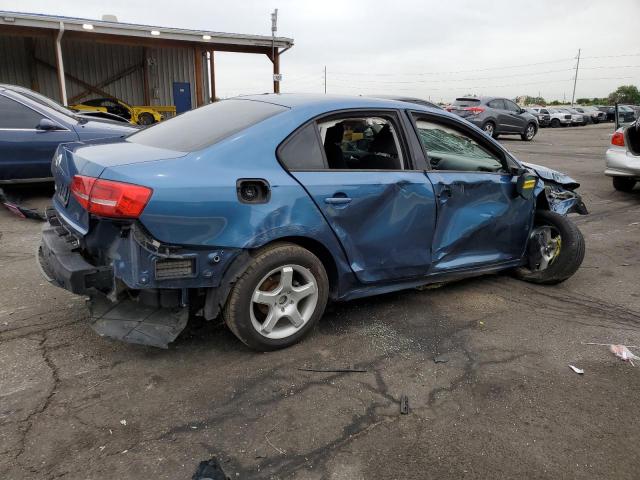3VW2K7AJ4FM354979 - 2015 VOLKSWAGEN JETTA BASE BLUE photo 3
