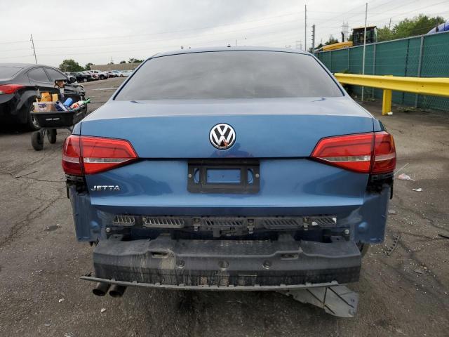 3VW2K7AJ4FM354979 - 2015 VOLKSWAGEN JETTA BASE BLUE photo 6