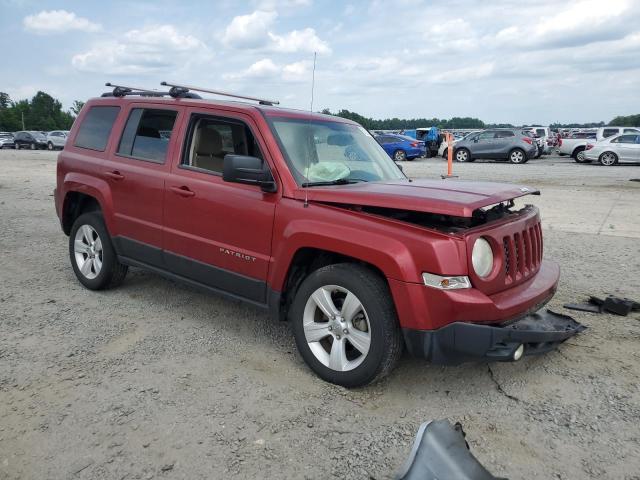 1C4NJRFB0ED762776 - 2014 JEEP PATRIOT LATITUDE BURGUNDY photo 4