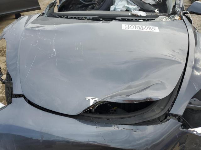 5YJ3E1EB5NF192538 - 2022 TESLA MODEL 3 GRAY photo 11