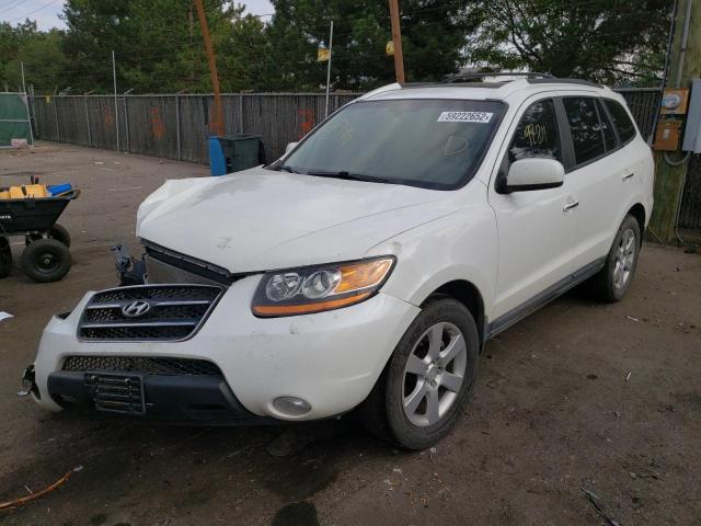 5NMSH73E39H313137 - 2009 HYUNDAI SANTA FE SE WHITE photo 2