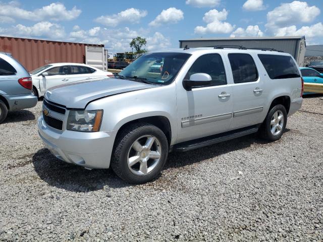 1GNSCJE05ER172419 - 2014 CHEVROLET SUBURBAN C1500 LT SILVER photo 1