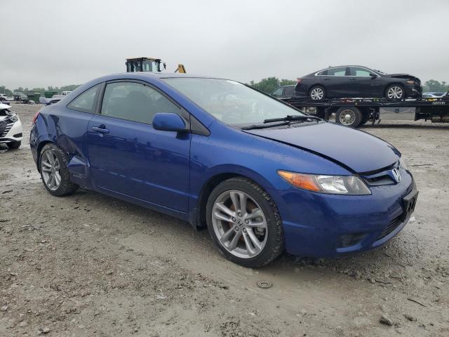 2HGFG215X8H704694 - 2008 HONDA CIVIC SI BLUE photo 4