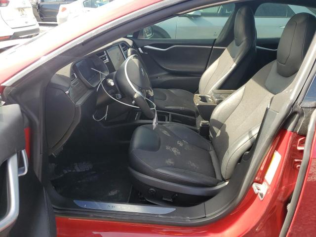 5YJSA1E24GF139291 - 2016 TESLA MODEL S 红色 照片 7