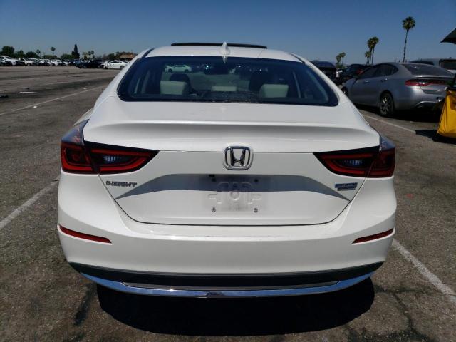 19XZE4F99KE008470 - 2019 HONDA INSIGHT TOURING WHITE photo 6