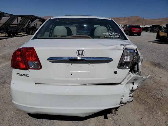 2HGES26713H570008 - 2003 HONDA CIVIC EX WHITE photo 6