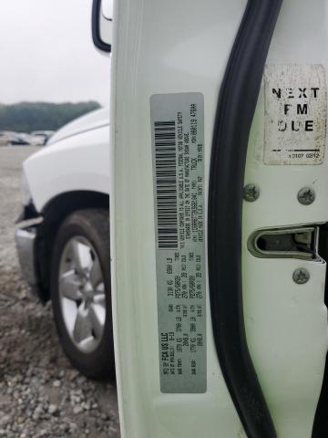 1C6RR6TT2KS681041 - 2019 RAM 1500 CLASS SLT თეთრი ფოტო 12