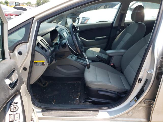 KNAFX4A86E5046506 - 2014 KIA FORTE EX SILVER photo 7