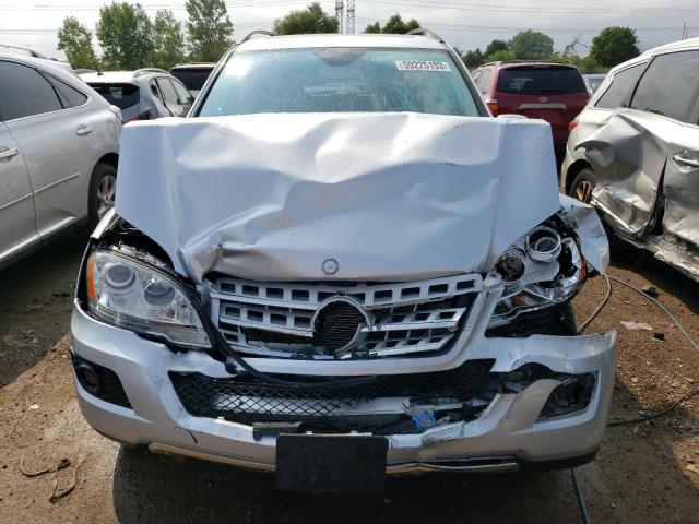 4JGBB8GBXAA569261 - 2010 MERCEDES-BENZ ML 350 4MATIC SILVER photo 5