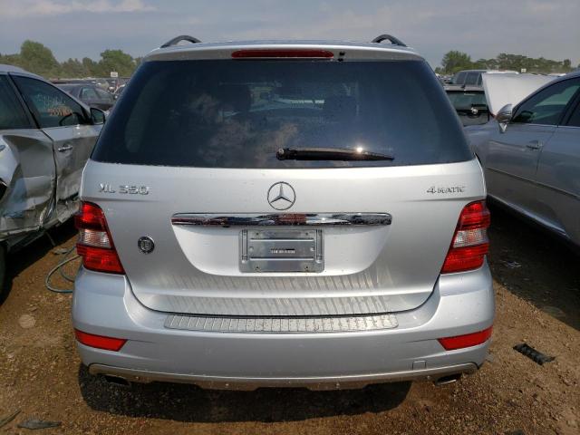 4JGBB8GBXAA569261 - 2010 MERCEDES-BENZ ML 350 4MATIC SILVER photo 6