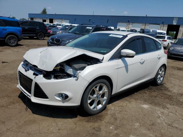 1FADP3N22DL130929 - 2013 FORD FOCUS TITANIUM WHITE photo 1