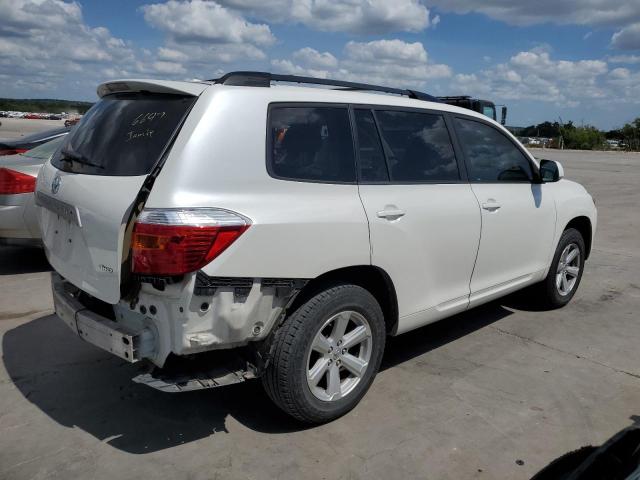 5TDJK3EH3AS033250 - 2010 TOYOTA HIGHLANDER SE WHITE photo 3