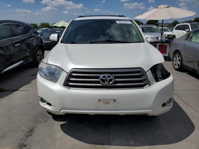 5TDJK3EH3AS033250 - 2010 TOYOTA HIGHLANDER SE WHITE photo 5