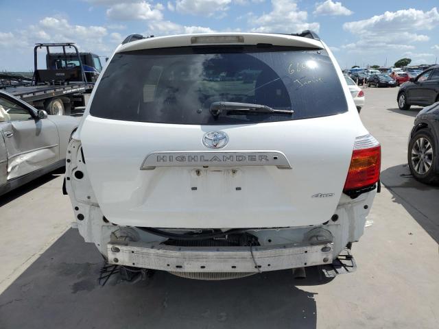 5TDJK3EH3AS033250 - 2010 TOYOTA HIGHLANDER SE WHITE photo 6