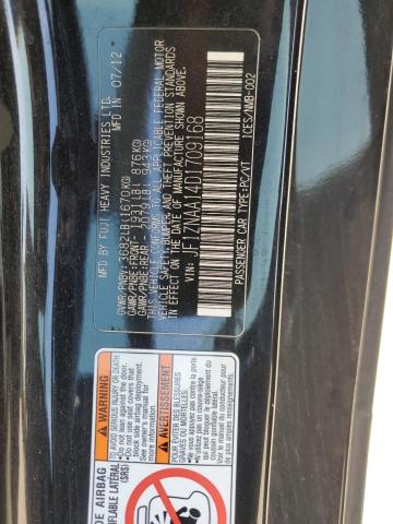 JF1ZNAA14D1709168 - 2013 TOYOTA SCION FR-S შავი ფოტო 12